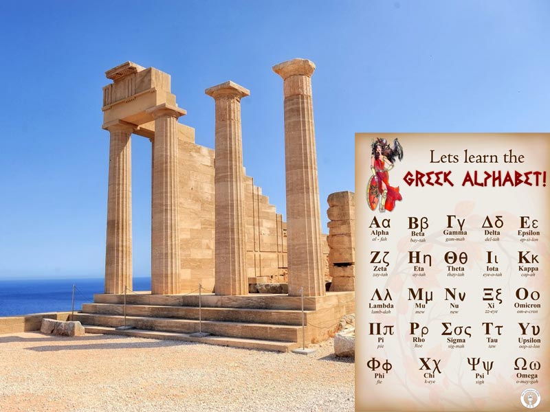 Тіл тарихы: Грек алфавиті және диалект