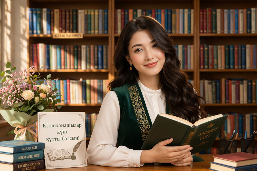 23 сәуір кітапханашылар күні мен ұлттық кітап күніне арналған құттықтау, тілектер