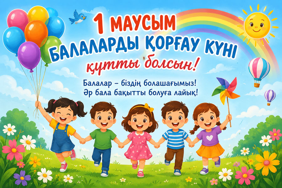 1 маусым – Балаларды қорғау күніне арналған құттықтау, тілектер