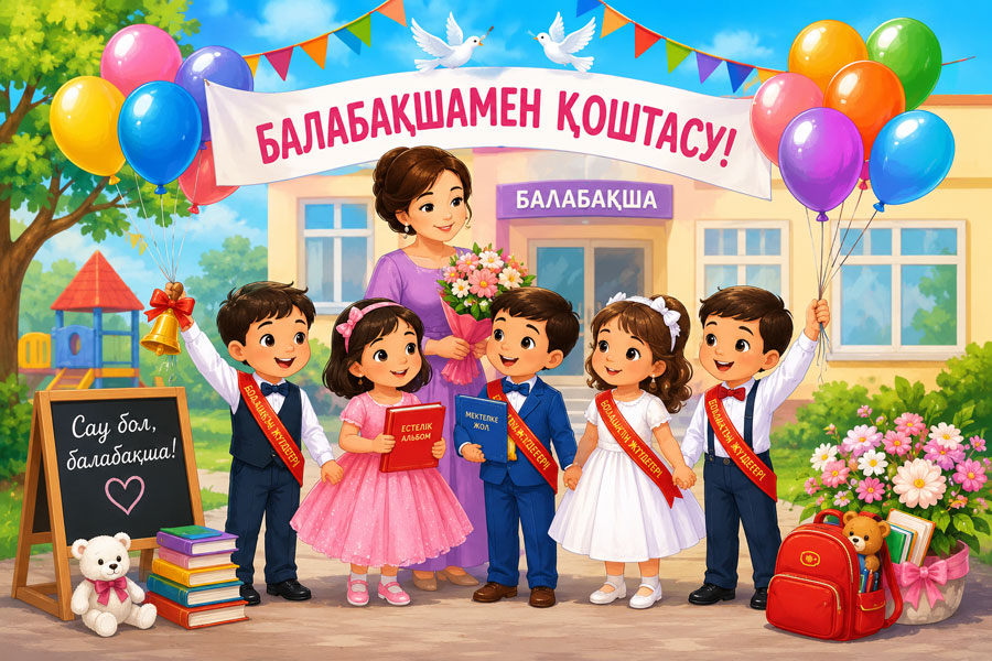Балабақшамен қоштасуға арналған құттықтау, тілектер